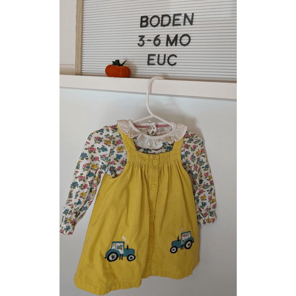 Boden Tractor Pinnie Set